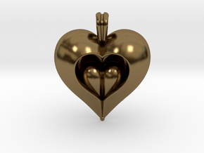 Love in Polished Bronze