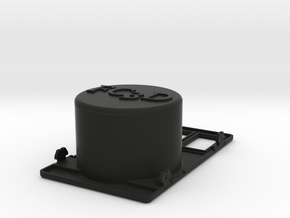 Cup Holder Three Switches in Black Natural Versatile Plastic