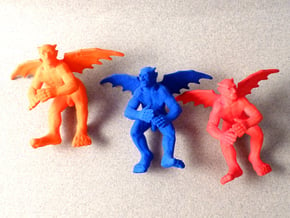 little political flying devils in Red Processed Versatile Plastic