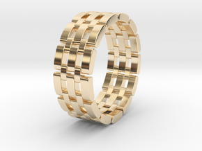Watara - Ring in 14k Gold Plated Brass: 9 / 59