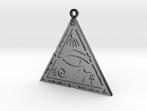 Eye Of Horus in Fine Detail Polished Silver