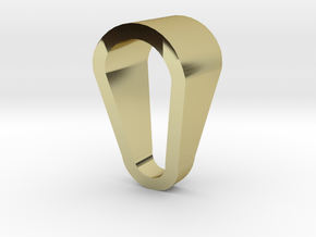 Lotus Chain Ring in 18k Gold Plated Brass