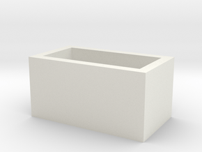 Speaker Box in White Natural Versatile Plastic