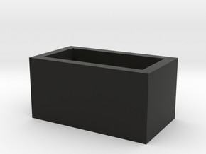 Speaker Box Closed in Black Natural Versatile Plastic