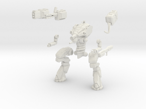 28mm scale mech - Wolverine in White Natural Versatile Plastic