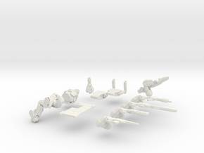 28mm scale infantry - Overseer (ball joints) in White Natural Versatile Plastic