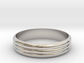 Ribble 3 Ring ø20 mm in Platinum