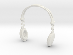  Headphones BOSS Version: BJD Doll YOSD 1/6 size in White Natural Versatile Plastic