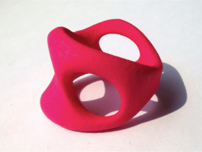 s3r032s8 GenusReticulum  in Red Processed Versatile Plastic