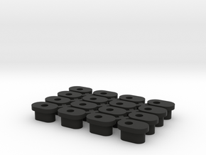 Ksg Slugs - Full Set in Black Natural Versatile Plastic
