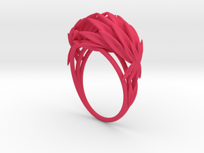 Oath Ring (size 7.25) in Pink Processed Versatile Plastic