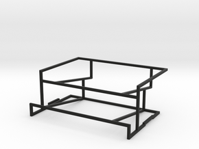 Horizontal Deck Tray in Black Natural Versatile Plastic