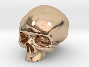 Skull in 14k Rose Gold