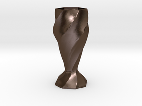 Eiscream cone holder in Polished Bronze Steel