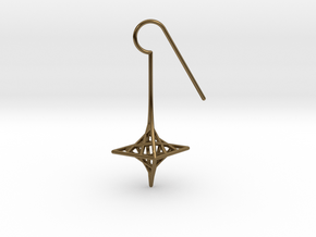 star_quad (small) in Polished Bronze