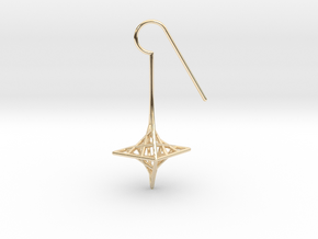 star_quad (small) in 14k Gold Plated Brass