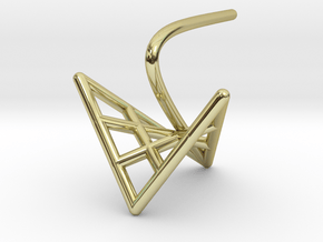 cygnet (small) in 18k Gold Plated Brass