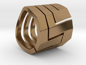 Ring_01 in Natural Brass