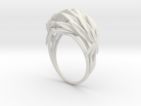 Oath Ring (Size 6) in White Natural Versatile Plastic