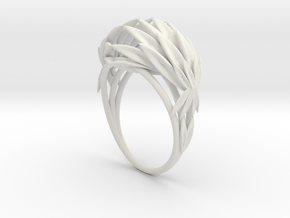 Oath Ring (Size 8) in White Natural Versatile Plastic