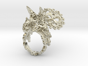 Tricera Ring (Size 6) in 14k White Gold