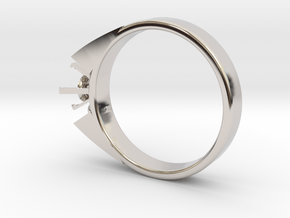 Alessa Design Ring For Diamond Ø17.83mm (Ø6mm New  in Platinum