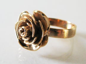 Rose Ring (multiple sizes) in Polished Bronze