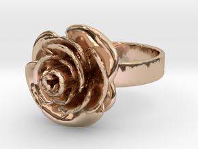 Rose Ring (multiple sizes) in 14k Rose Gold Plated Brass