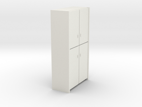 A 007 - 1 Schrank Cabinet 1:50 in White Natural Versatile Plastic