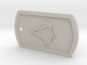 Dogtag - Assassin's Creed Syndicate in Natural Sandstone