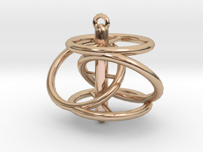 Dohickey Pendant in 14k Rose Gold Plated Brass