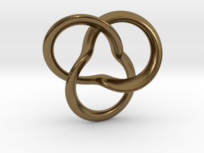 clover Knot in Polished Bronze
