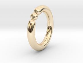 Bali Bania - Ballamond Ring in 14k Gold Plated Brass: 6.75 / 53.375