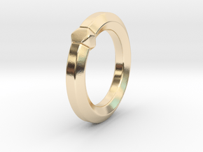  Hea - Ring in 14k Gold Plated Brass: 6.75 / 53.375