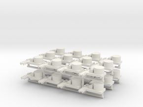 Small Naval Base X24 (WSF) in White Natural Versatile Plastic