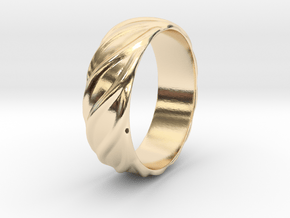 Ringo - Ring in 14k Gold Plated Brass: 9 / 59