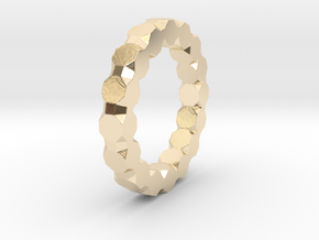  Fiete - Ring in 14k Gold Plated Brass: 9 / 59