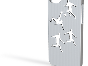 Iphone 5/5s soccer case in Tan Fine Detail Plastic