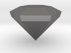 Diamond in Polished Nickel Steel