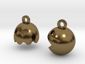 Pacman in Polished Bronze