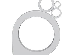 Subcircle ring in Tan Fine Detail Plastic