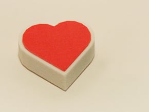 Zelda Fan Art: TLoZ: Heart Container in Full Color Sandstone