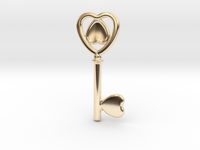 Key Of Love in 14K Yellow Gold
