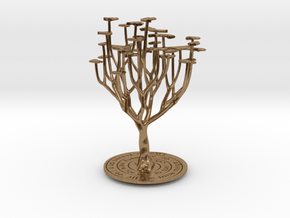 'I Love You' Tree in Natural Brass