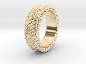  Elisa - Ring in 14k Gold Plated Brass: 6.75 / 53.375