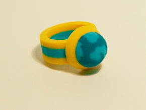 Zelda Fan Art: TLoZ: Blue Ring in Full Color Sandstone