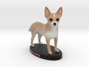 Custom Dog Figurine - Mojito in Full Color Sandstone