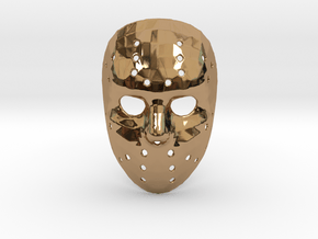Jason Voorhees Mask (Small) in Polished Brass