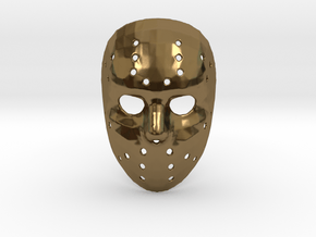 Jason Voorhees Mask (Small) in Polished Bronze