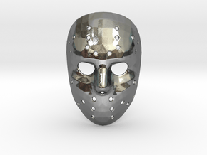 Jason Voorhees Mask (Small) in Polished Silver